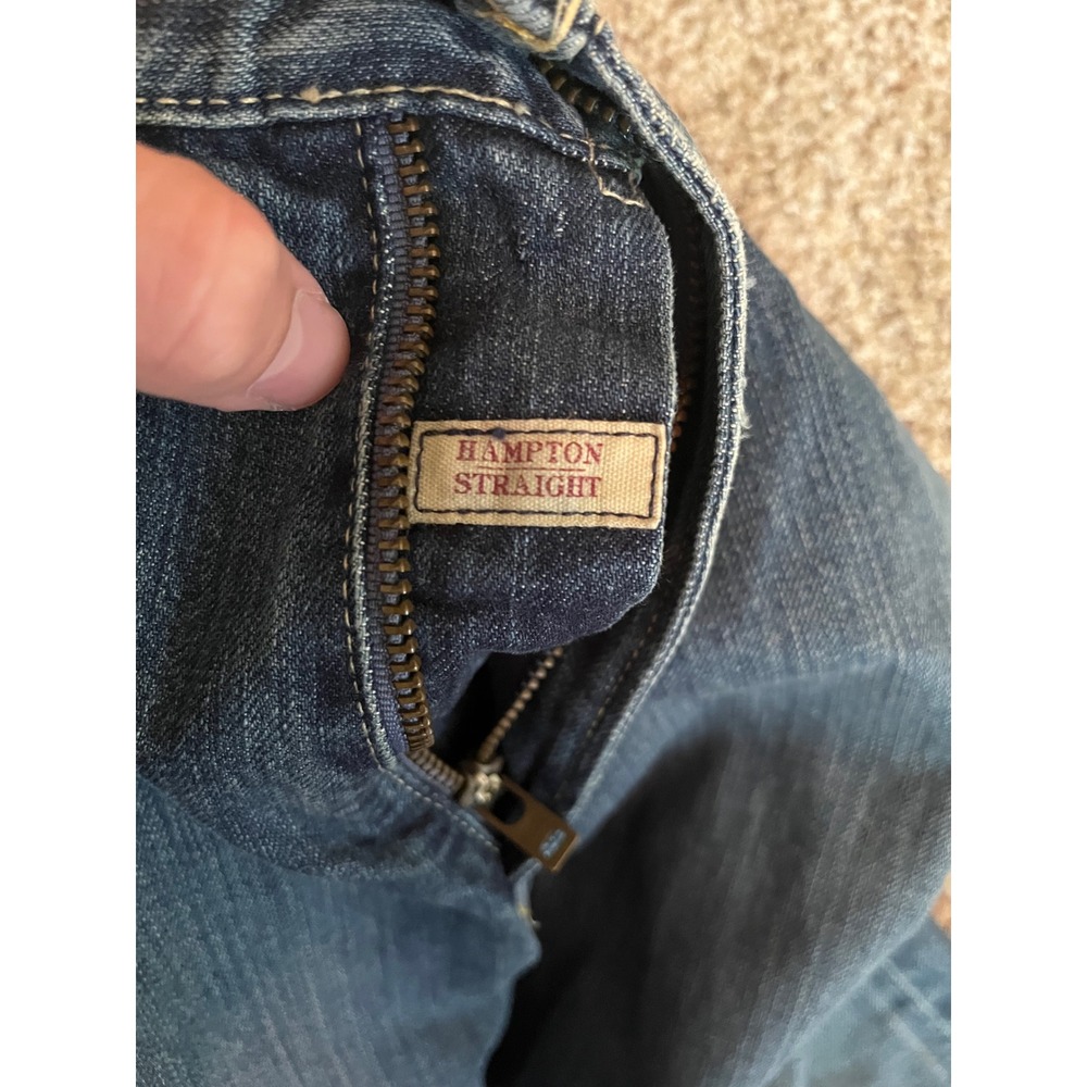 Polo Ralph Lauren Mens Hampton Straight Jeans 38x30 Blue Authentic Dungarees - Picture 5 of 9